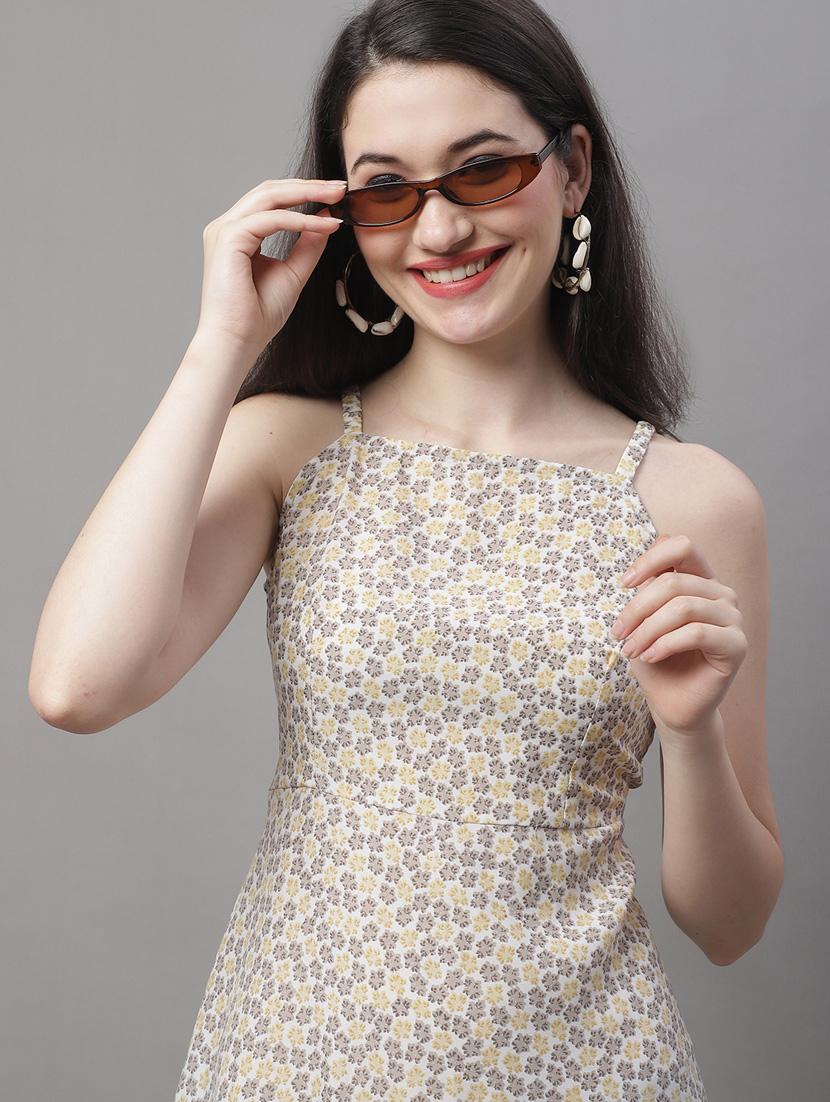 women's fit & flare solid dress - 19950827 - Standard Image - 5