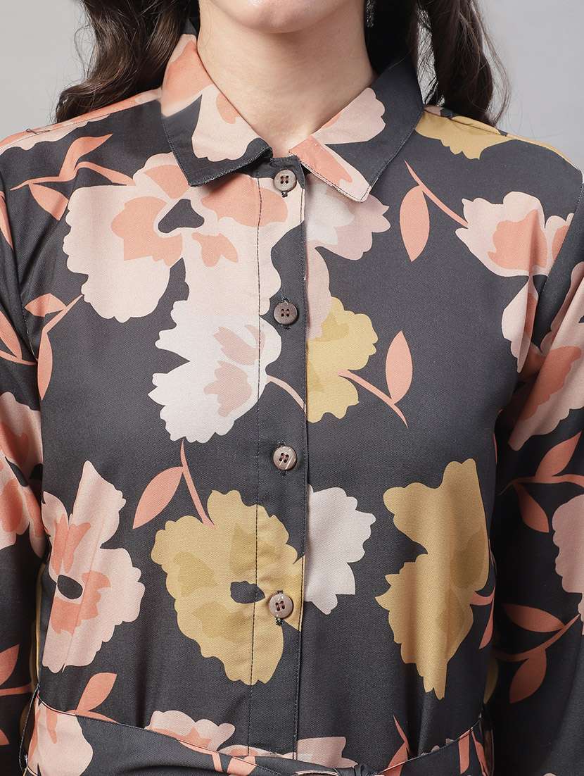 women's shirt floral dress - 19950831 -  Standard Image - 5