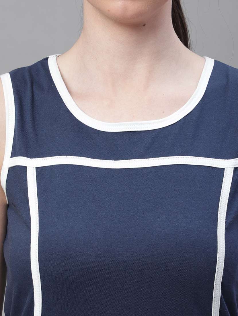 women's striped round neck t-shirt - 19950841 -  Standard Image - 5