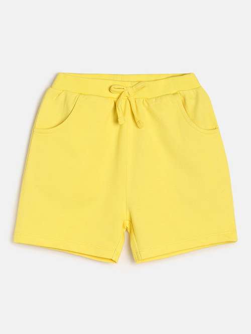 yellow solid shorts - 19951733 -  Standard Image - 0
