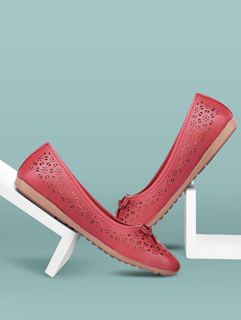 cutwork slip on ballerina - 19954759 -  Zoom Image - 0