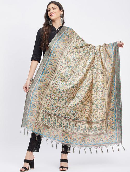 multi colored printed dupatta - 19955262 - Standard Image - 0