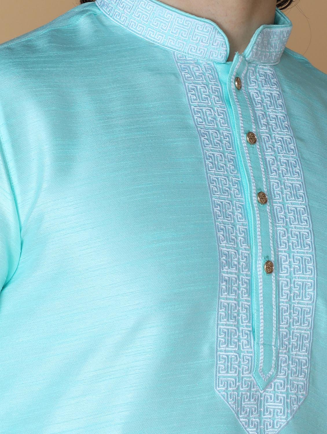 firoza embroidered kurta pyjama set - 19955403 - Standard Image - 5