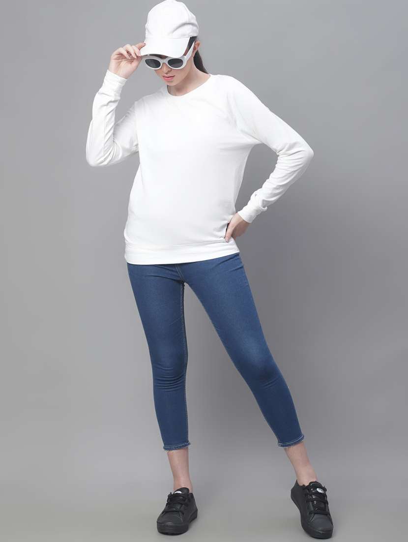 women's plain sweatshirt - 19957160 -  Standard Image - 3