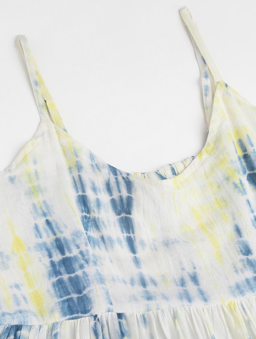women's tie & dye tiered dress - 19957280 - Standard Image - 5