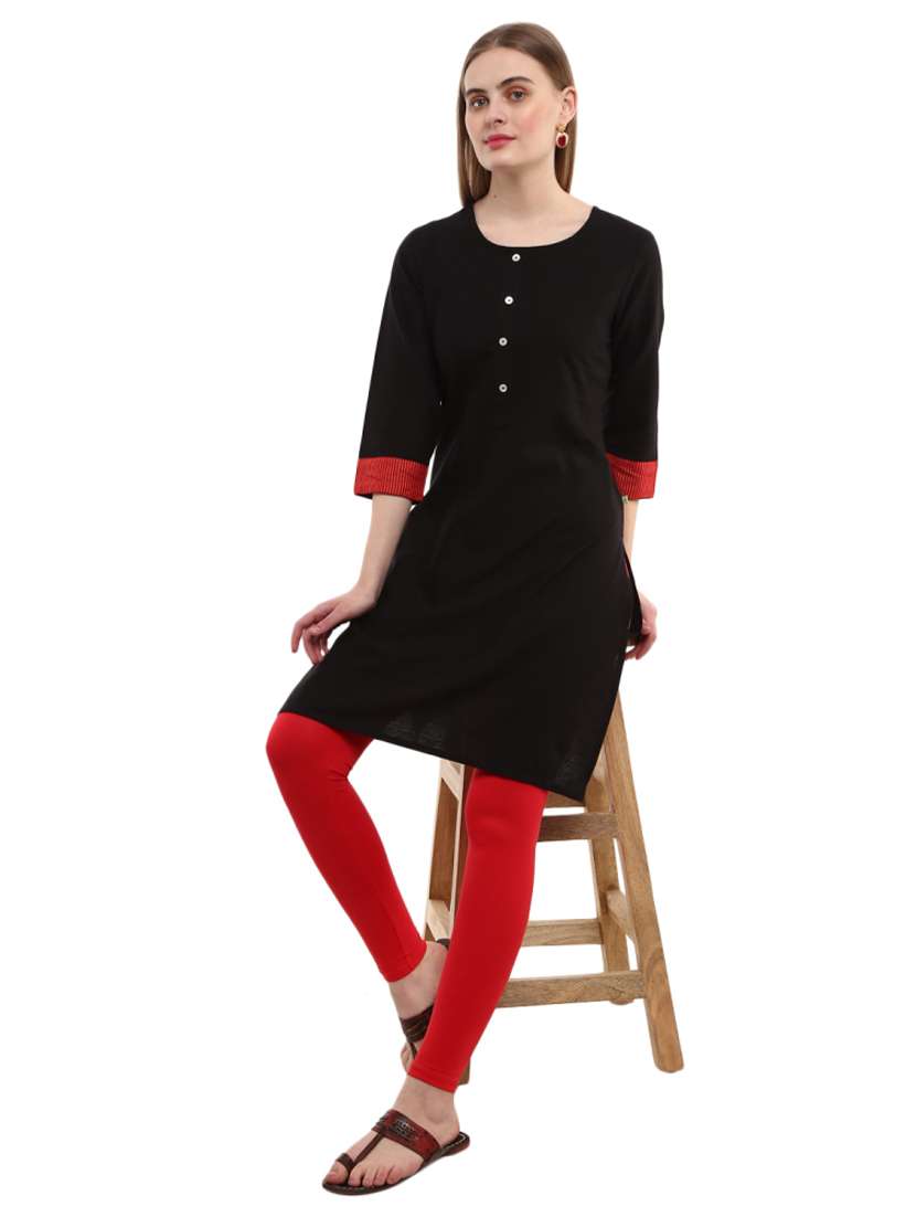 red cotton leggings - 19957892 -  Standard Image - 3