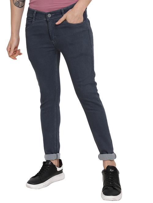 mens slim fit plain jeans - 19959302 - Standard Image - 0