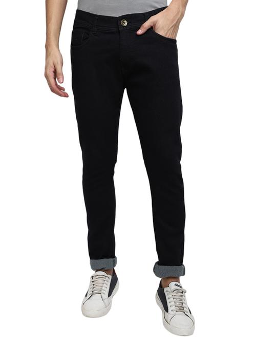 mens slim fit plain jeans - 19959307 - Standard Image - 0