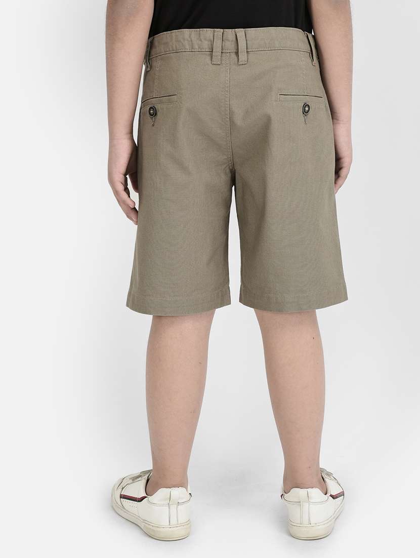 brown solid shorts - 19959505 -  Standard Image - 3