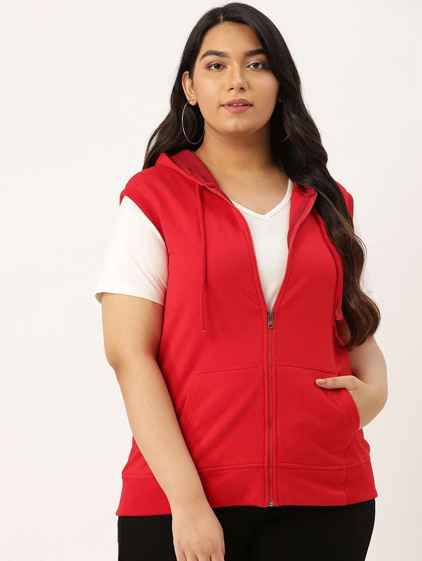 women's plain hooded plus size sweatshirt