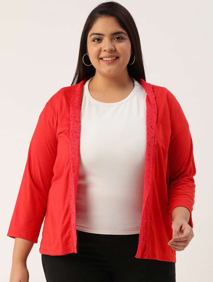 black cotton shrug