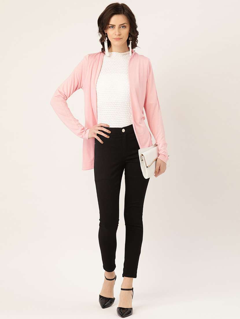 pink viscose shrug - 19959887 -  Standard Image - 3