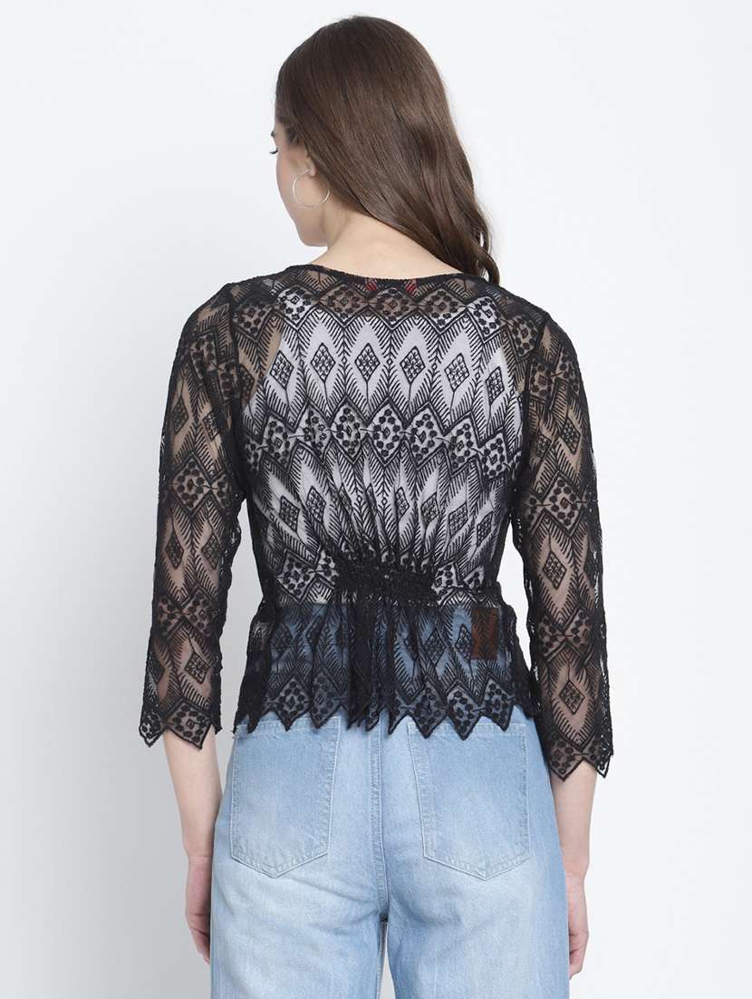 black self design regular shrug - 19960103 -  Standard Image - 3