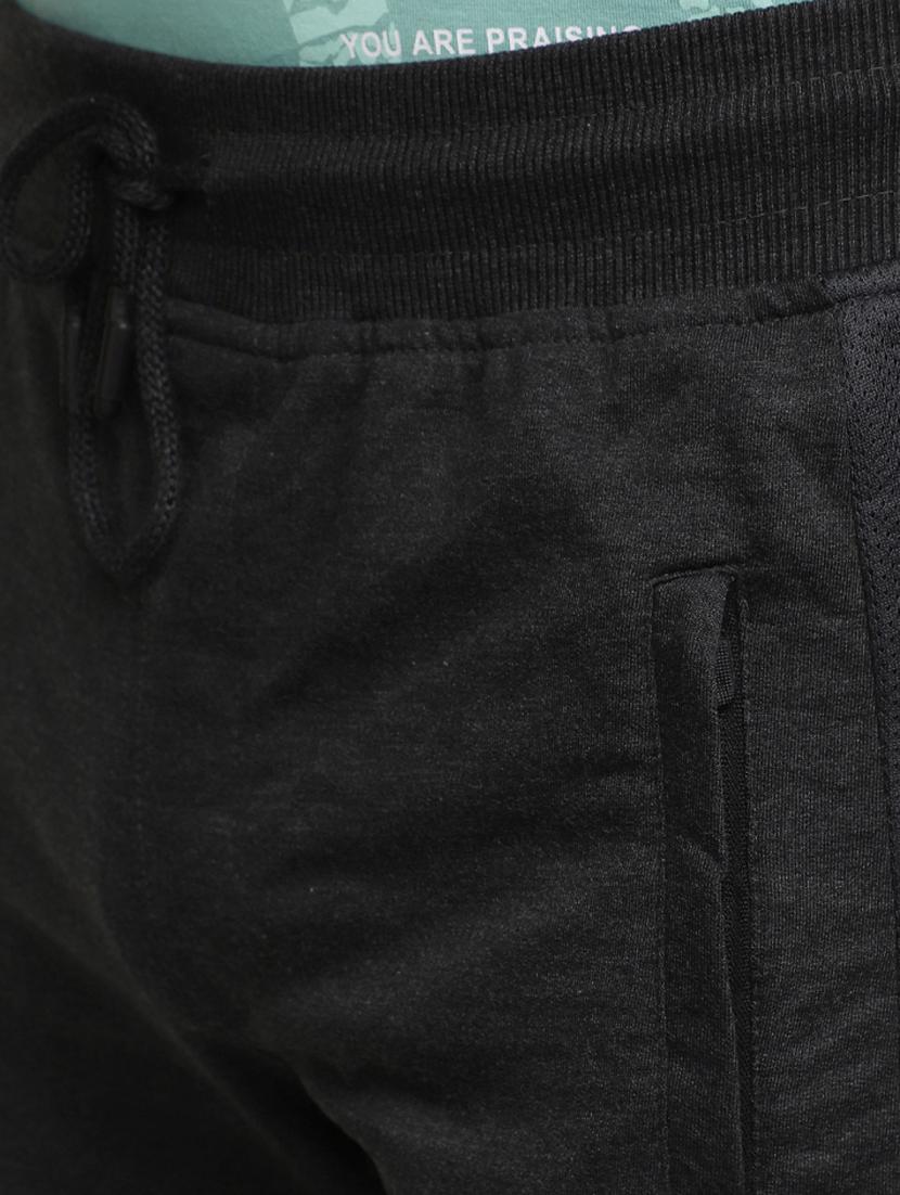 solid cotton full length track pant - 19961701 - Standard Image - 3