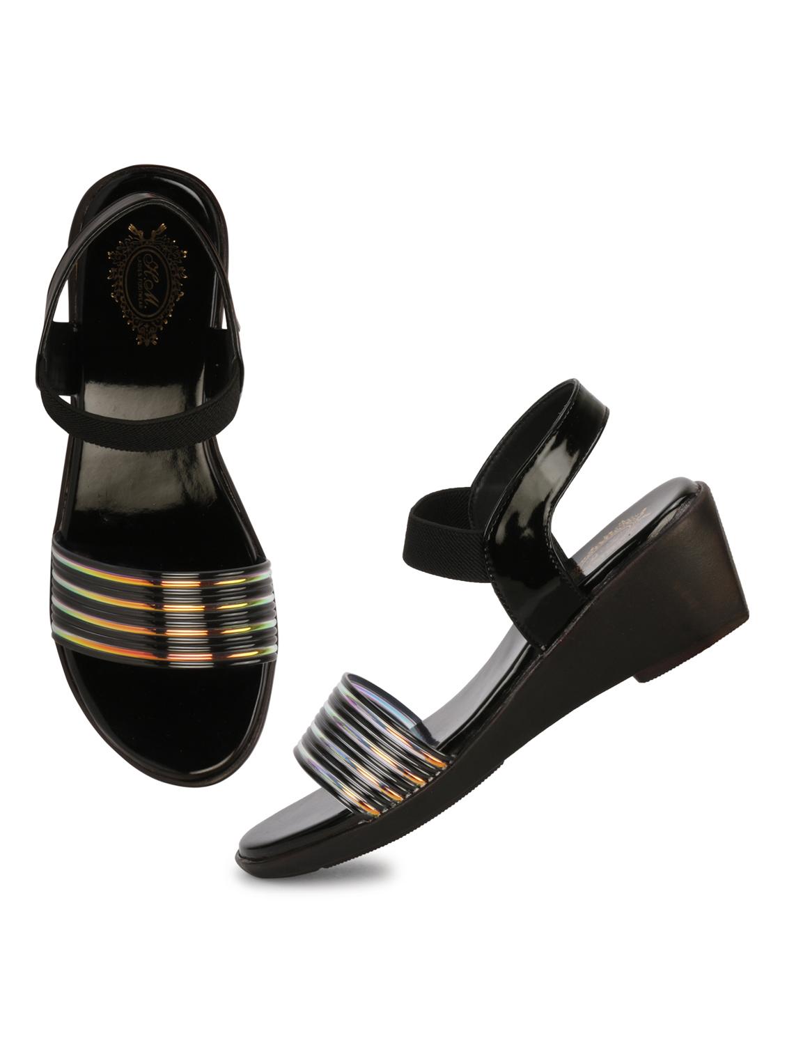 black ankle strap wedge - 19962236 - Standard Image - 3