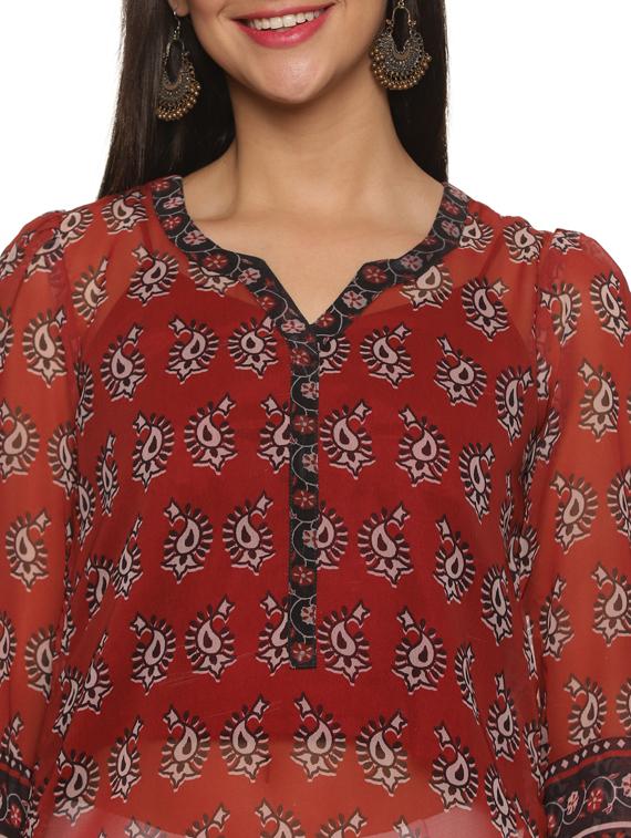 women's straight kurta - 19962245 - Standard Image - 3