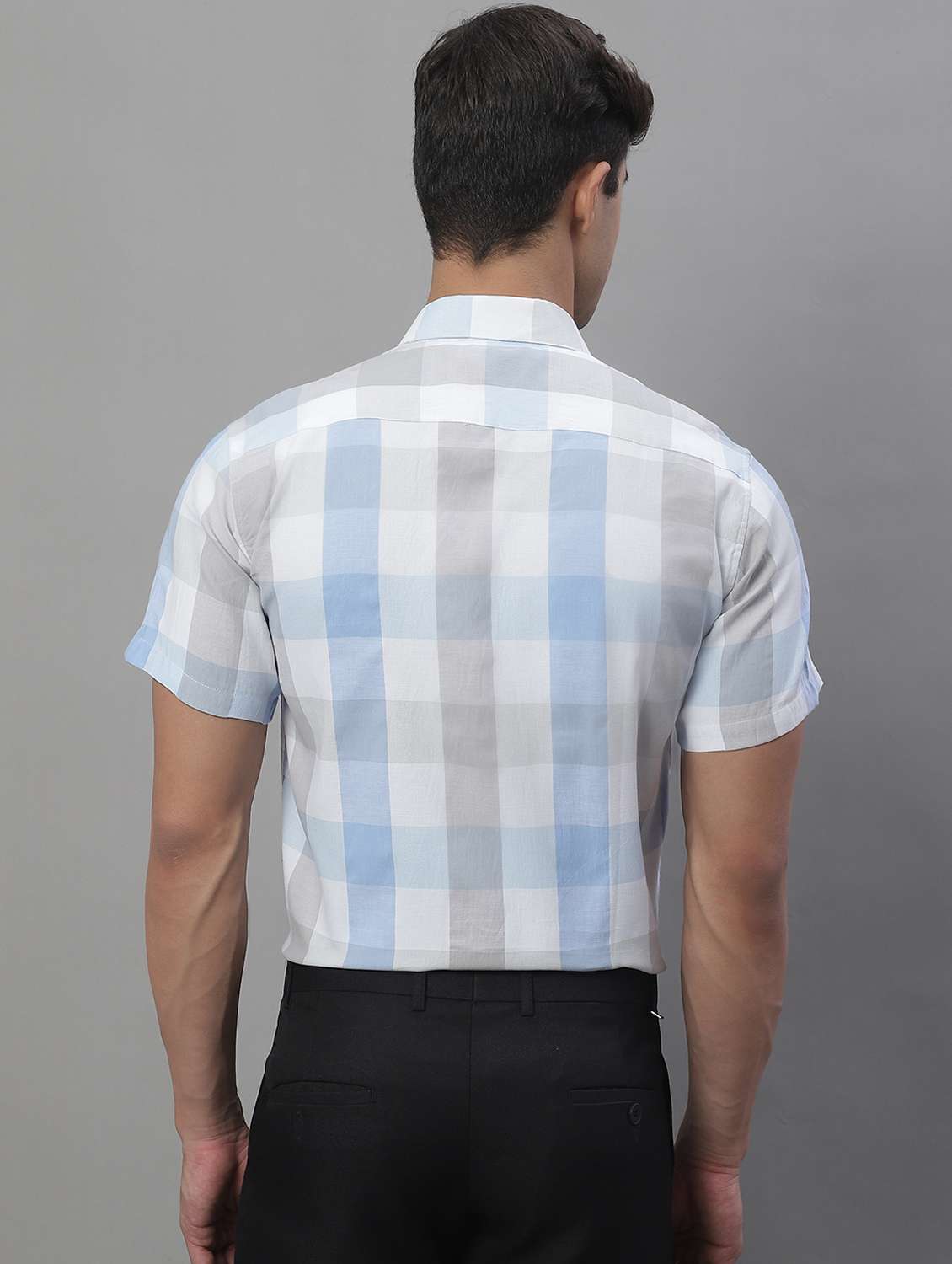 mens checks formal shirt - 19962973 -  Standard Image - 3