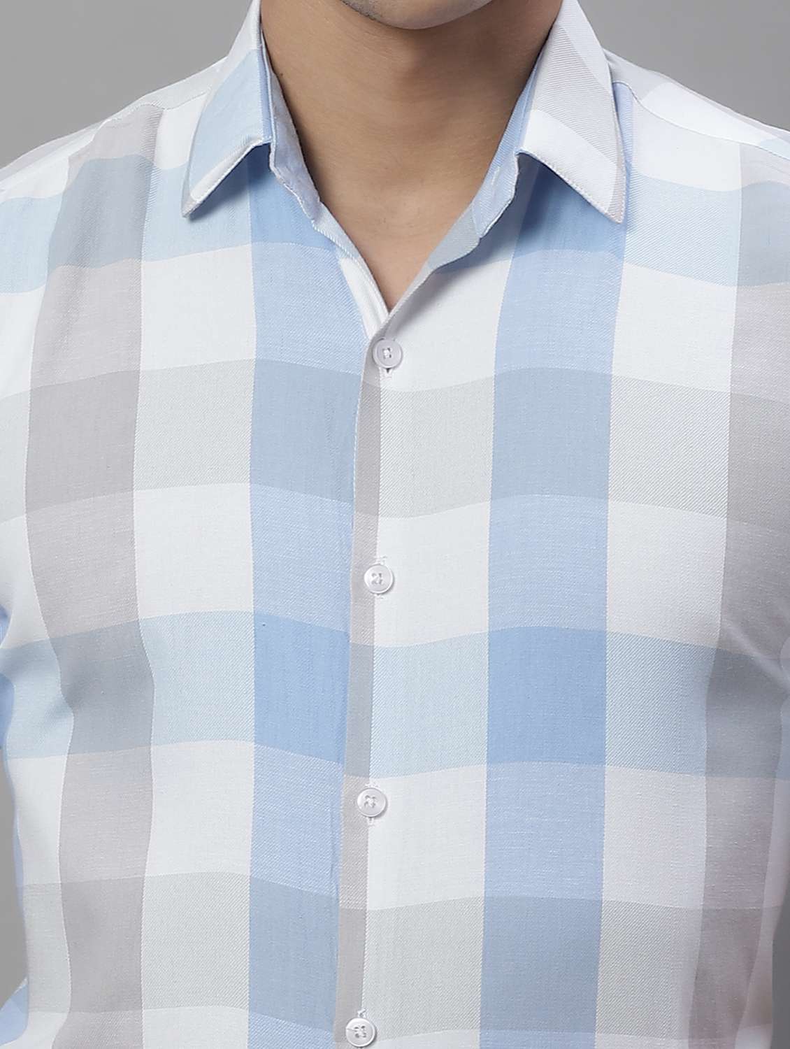 mens checks formal shirt - 19962973 -  Standard Image - 5
