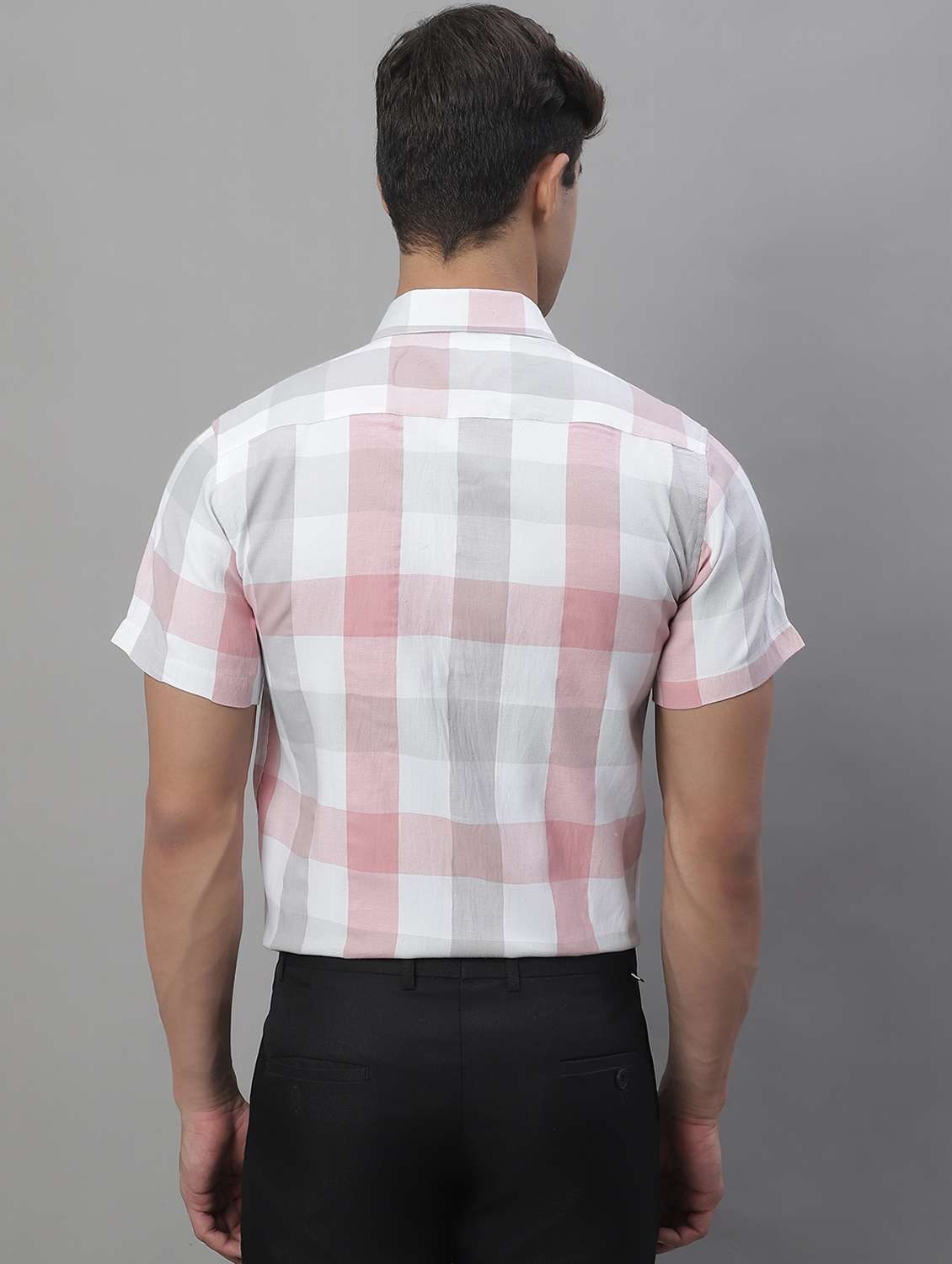 mens checks formal shirt - 19962975 -  Standard Image - 3