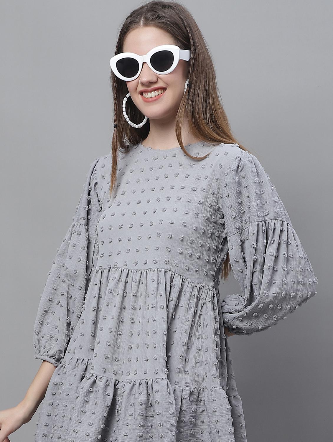 women's tiered dress swiss dots dress - 19963163 - Standard Image - 5