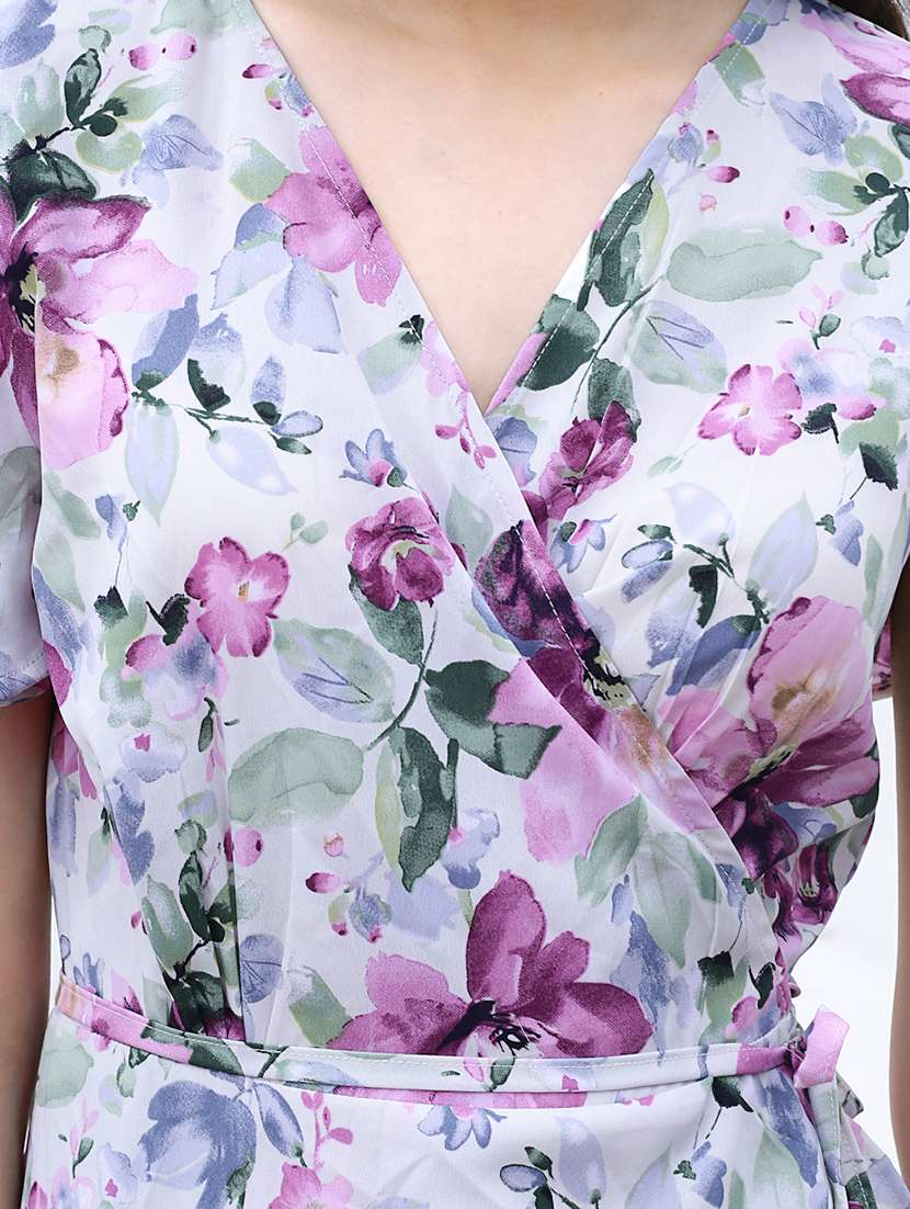 women's ruffle floral dress - 19963228 -  Standard Image - 3