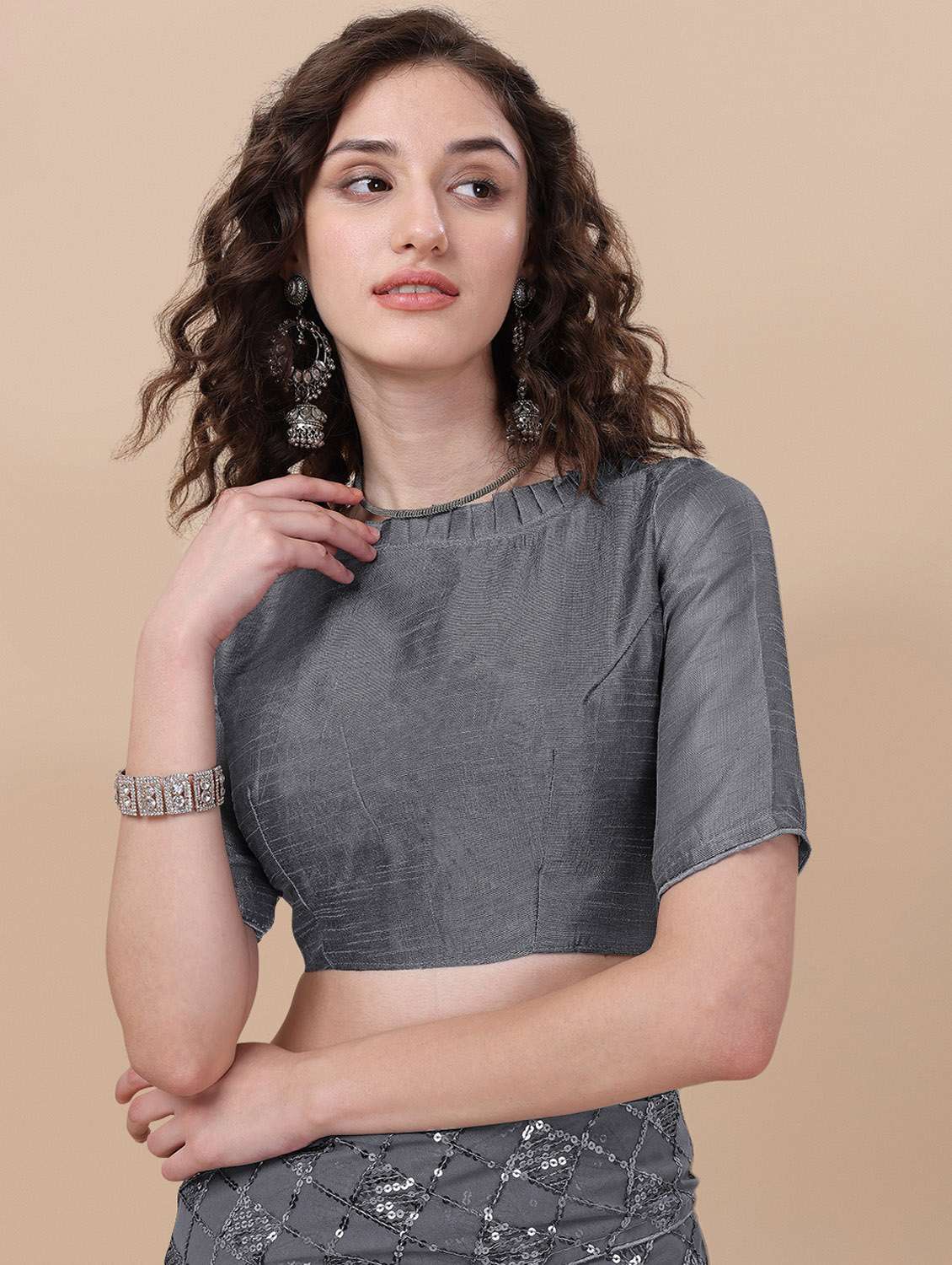 women's embellished saree - 19963402 -  Standard Image - 5