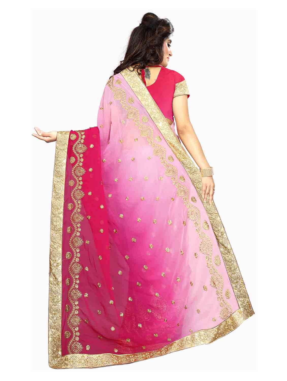women's embroidered saree - 19963415 -  Standard Image - 3
