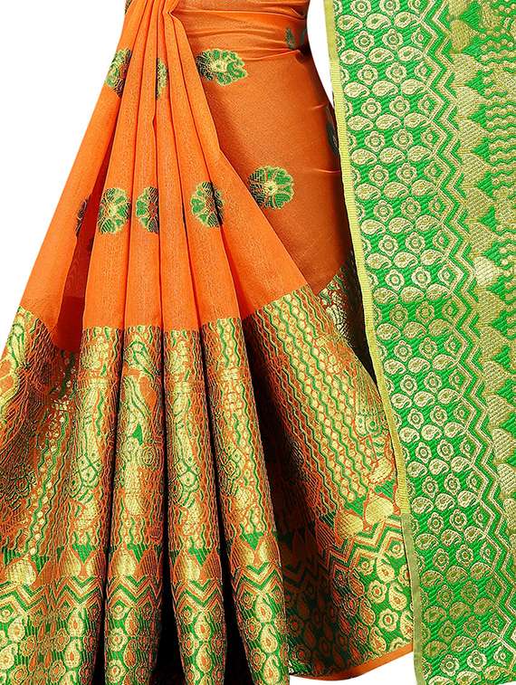 women's banarasi saree - 19963420 -  Standard Image - 3