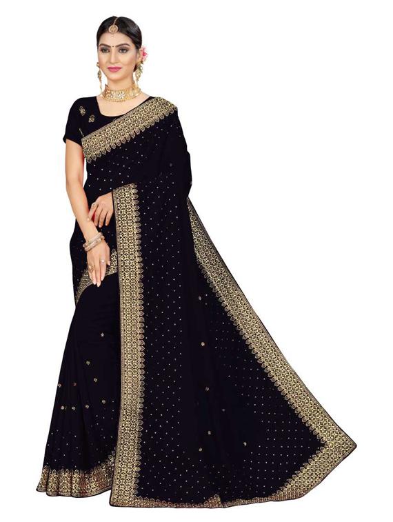 women's embroidered saree - 19963438 - Zoom Image - 0