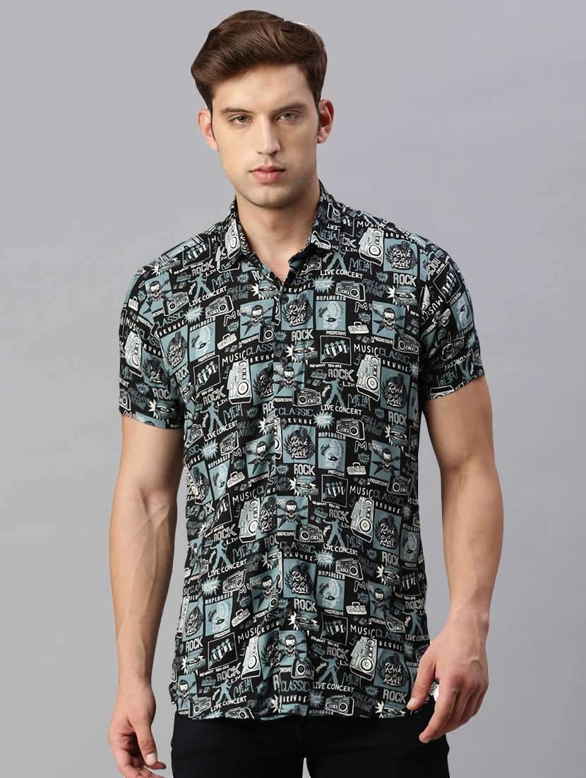 mens graphic casual shirt - 19963547 -  Zoom Image - 0