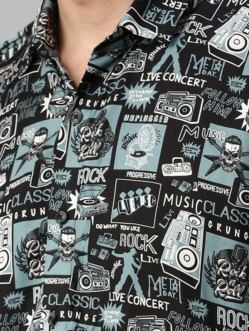 mens graphic casual shirt - 19963547 -  Standard Image - 5