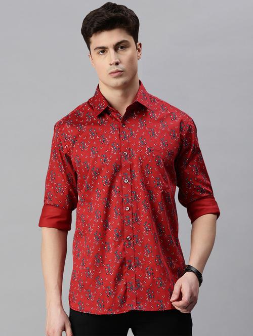 mens florals casual shirt - 19963552 -  Standard Image - 0