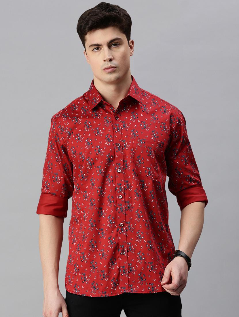 mens florals casual shirt - 19963552 -  Zoom Image - 0