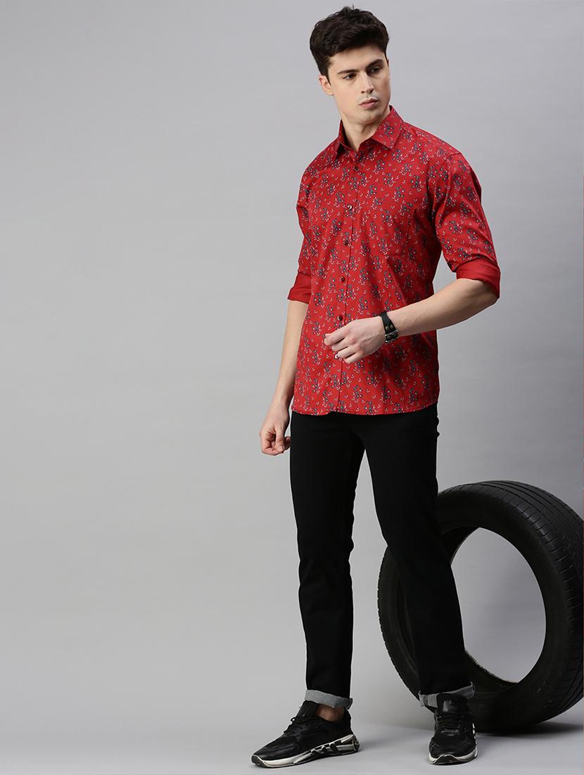 mens florals casual shirt - 19963552 - Standard Image - 3