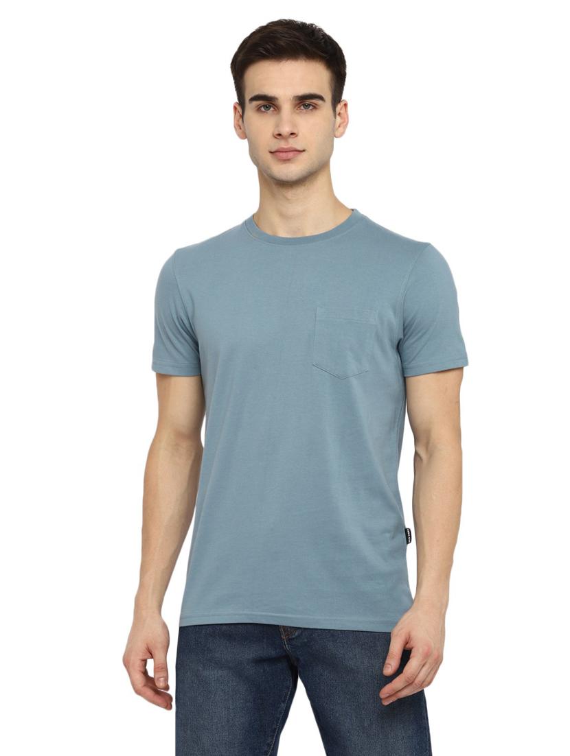 round neck solid regular t-shirt - 19963890 - Zoom Image - 0