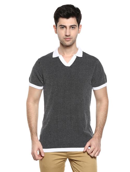 self design cotton polo t-shirt - 19963983 -  Standard Image - 0