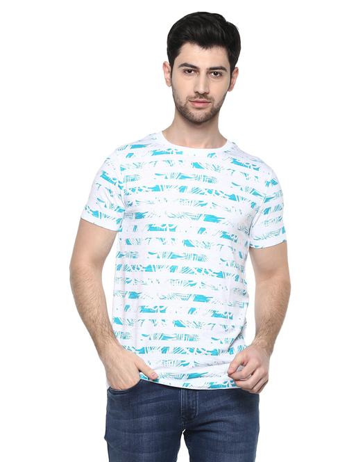 round neck printed regular t-shirt - 19963990 -  Standard Image - 0
