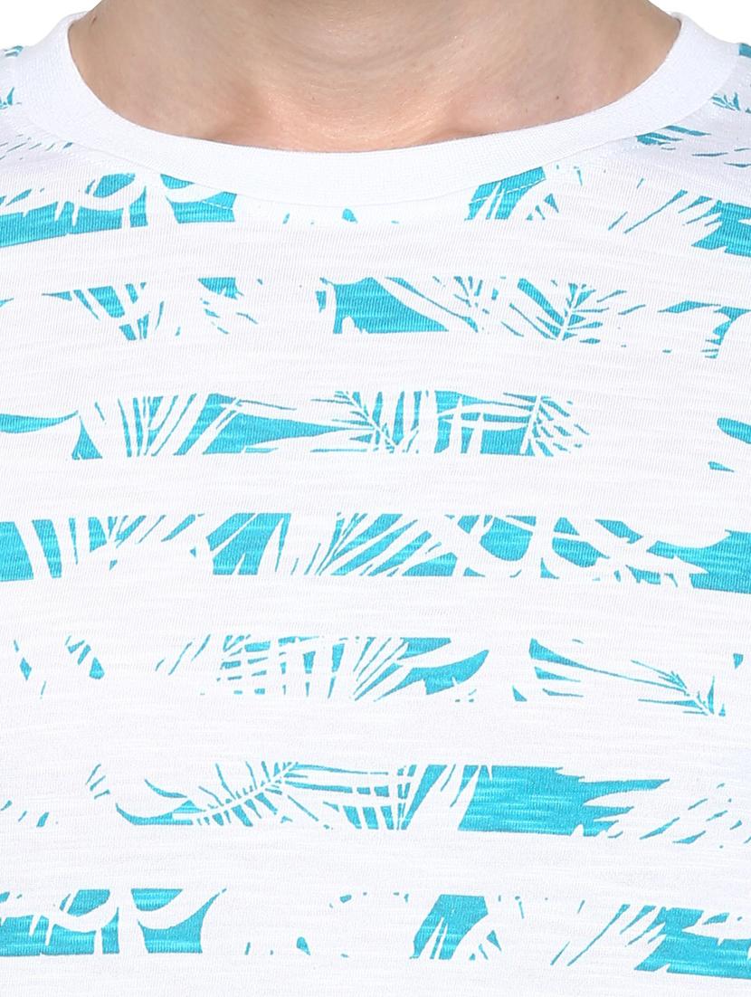 round neck printed regular t-shirt - 19963990 - Standard Image - 3