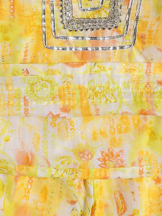 girls printed cotton suit set  - 19964613 -  Standard Image - 5