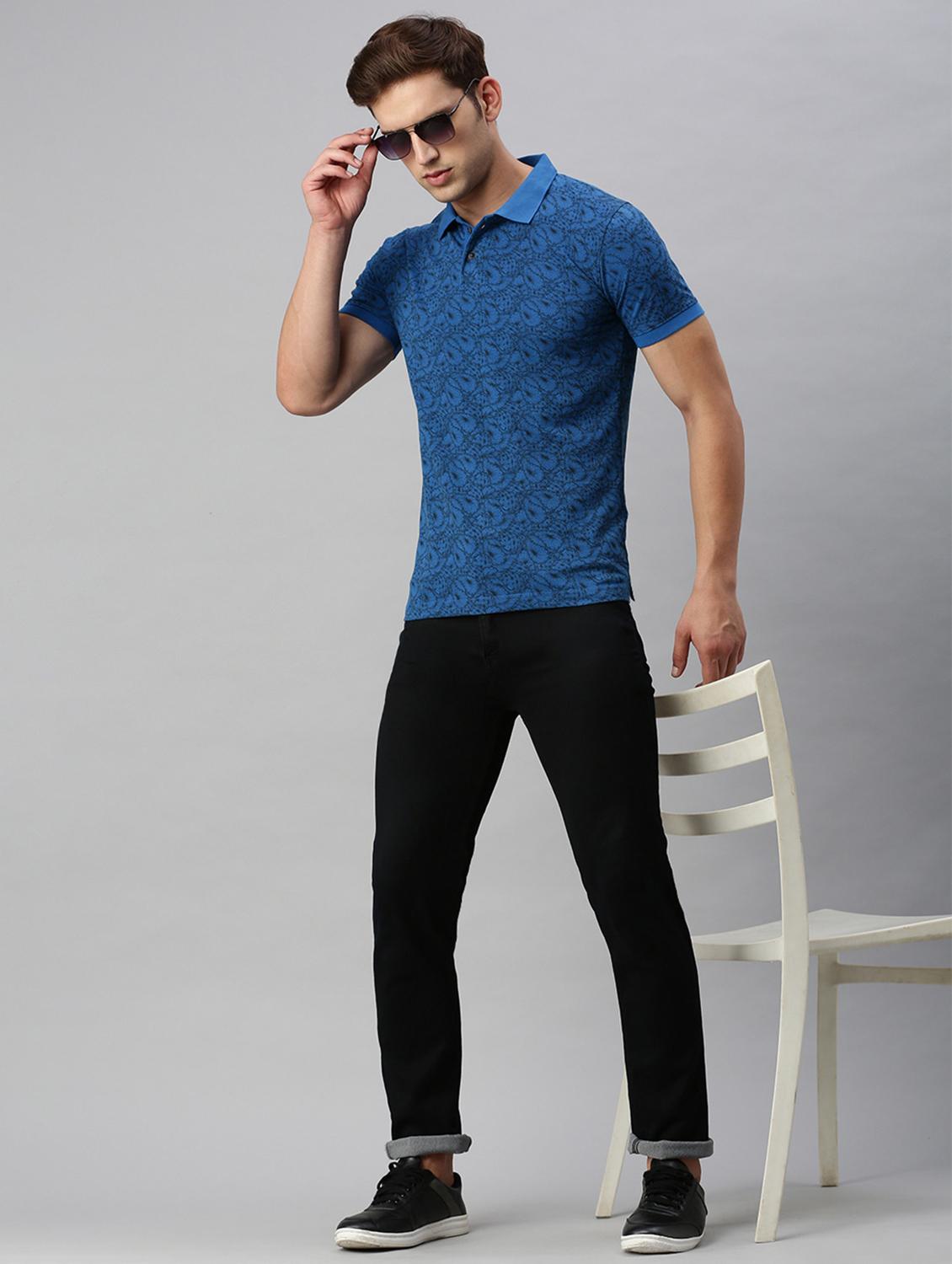 polo neck printed polo t-shirt - 19967889 - Standard Image - 3