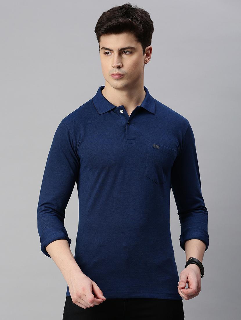 polo neck solid polo t-shirt