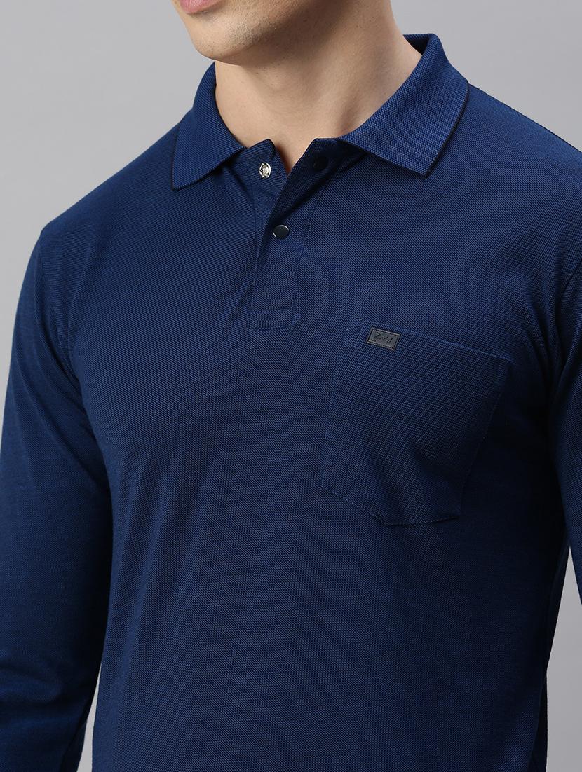 polo neck solid polo t-shirt - 19967895 - Standard Image - 5