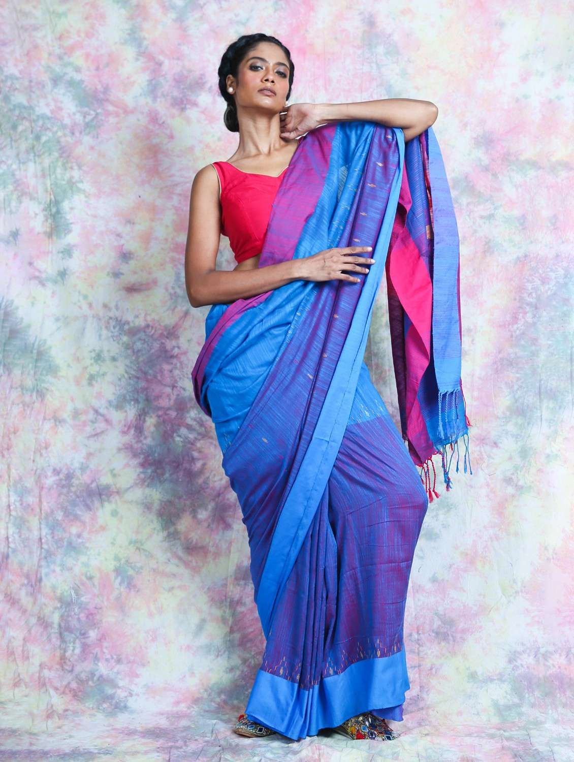 women's banarasi saree with blouse