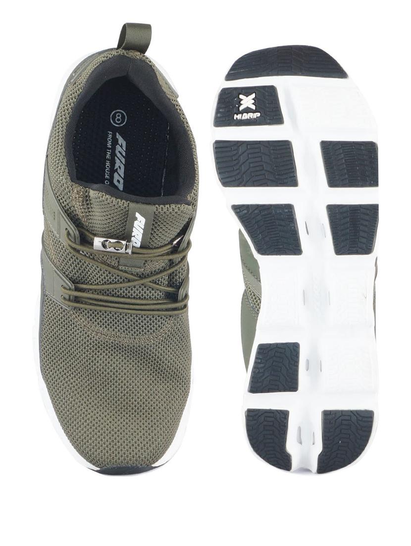 olive lace-up sports shoe - 19969871 - Standard Image - 3