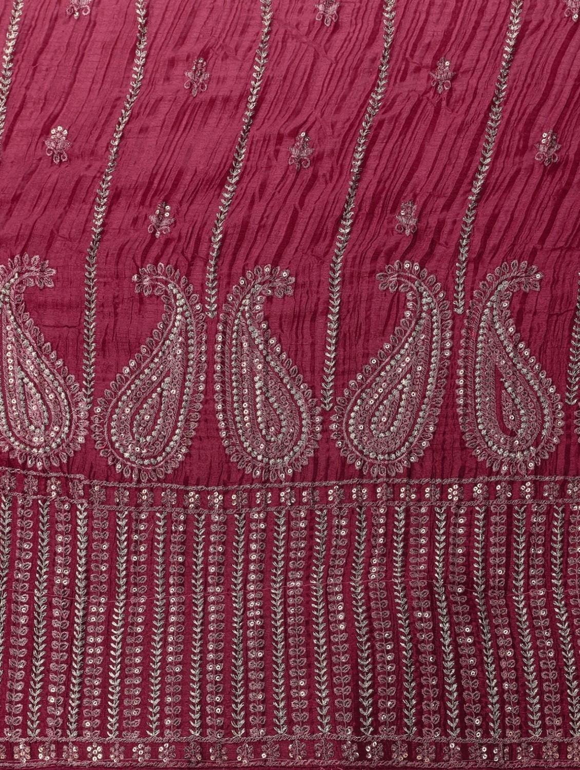 embroidered lehenga choli with dupatta set - 19970341 - Standard Image - 5