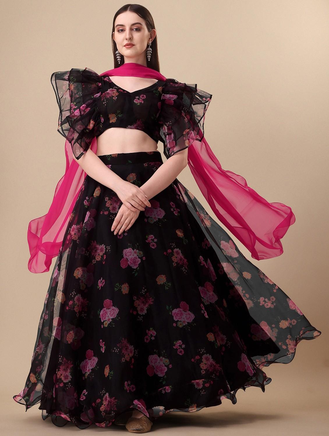 printed lehenga choli with dupatta set - 19970347 - Zoom Image - 0