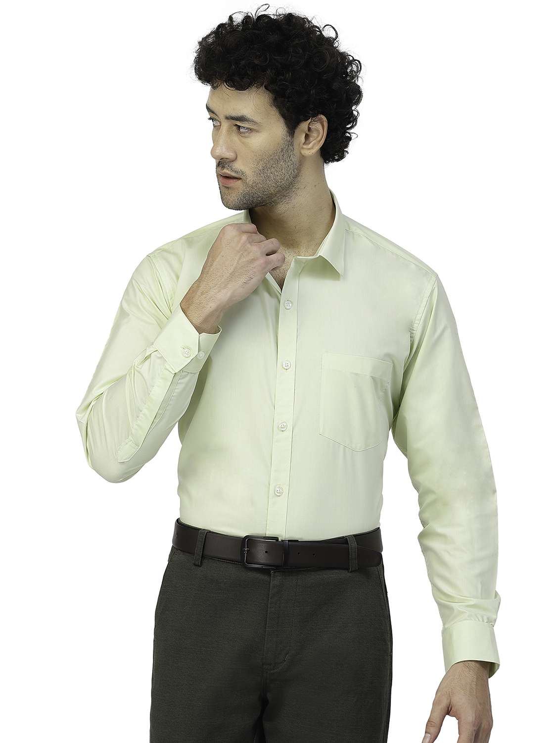 mens solids formal shirt - 19971600 - Zoom Image - 0