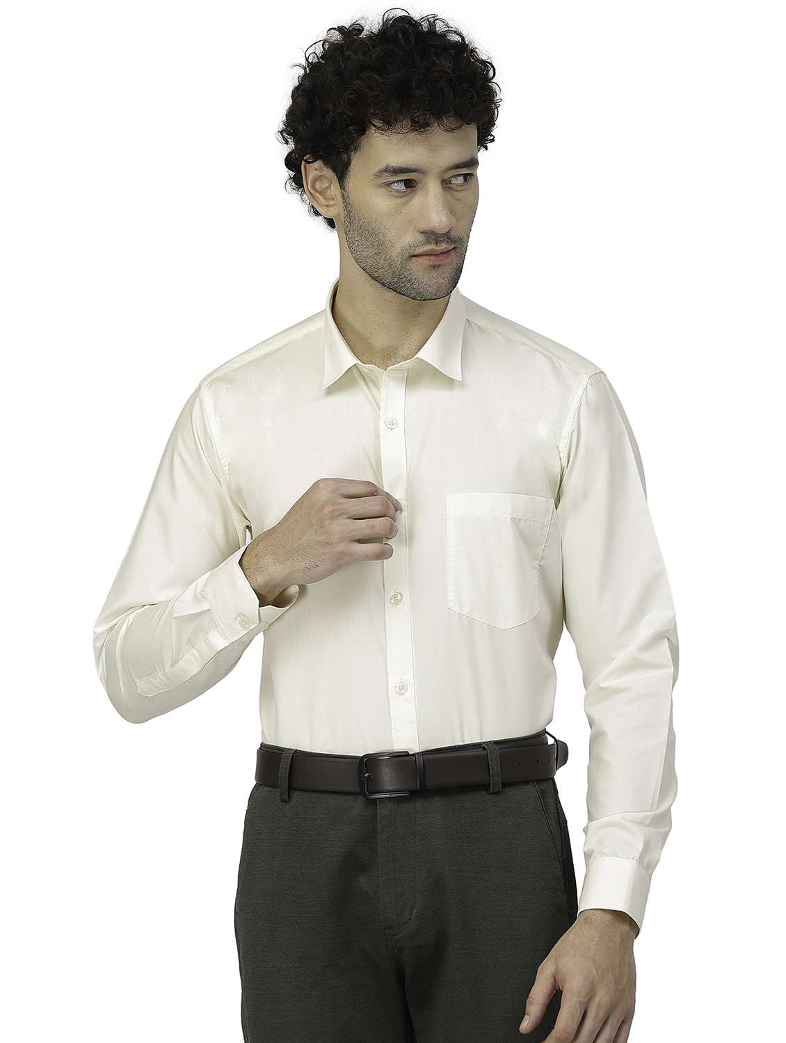 mens solids formal shirt - 19971601 - Zoom Image - 0
