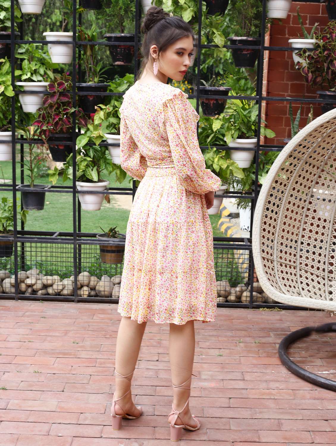 printed top and skirt co-ord set - 19971631 -  Standard Image - 3