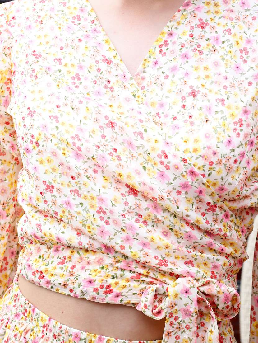 printed top and skirt co-ord set - 19971631 -  Standard Image - 5